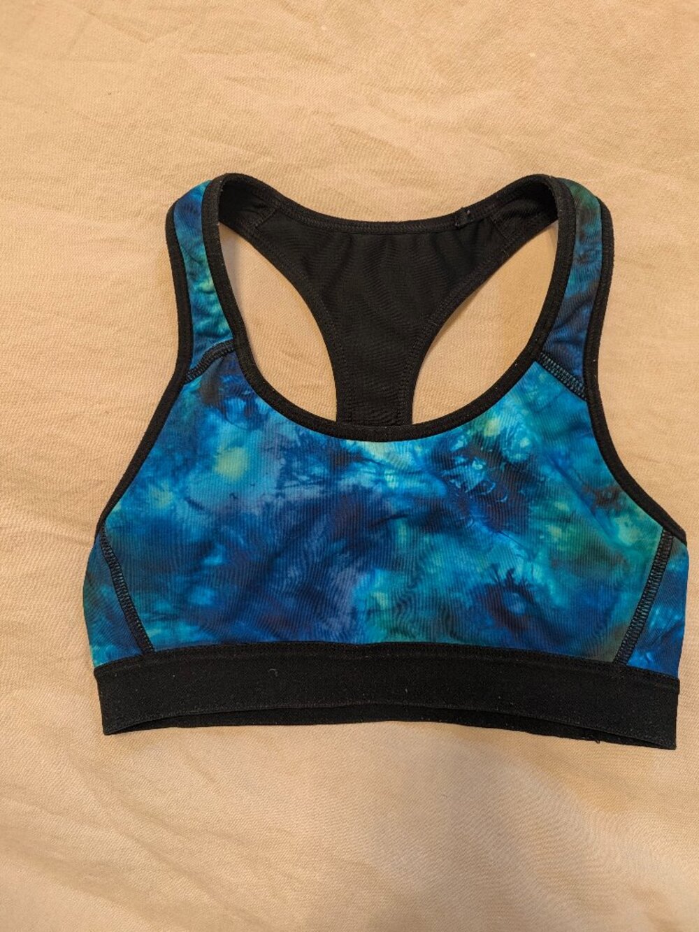 Blue TieDye C9 by Champion Sports Bra, XS